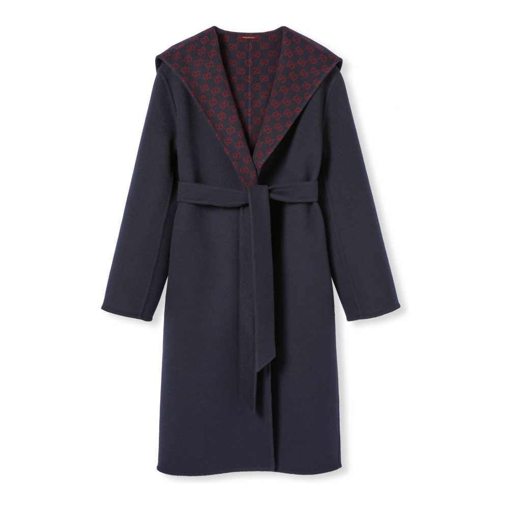 Manteau à ceinture 'Reversible Hooded' pour Femmes