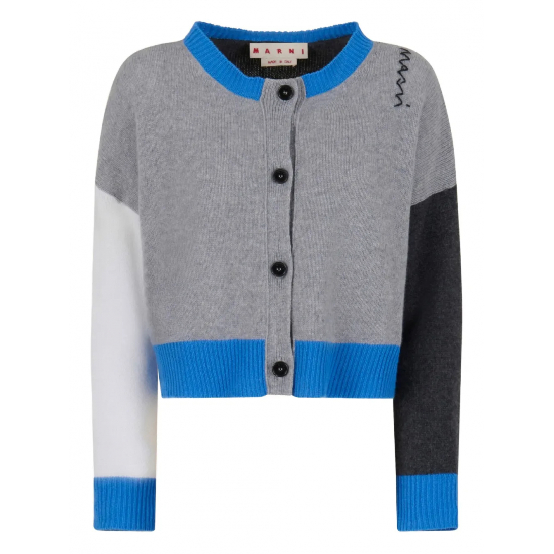 Cardigan 'Colour-Blocked Cropped' pour Femmes