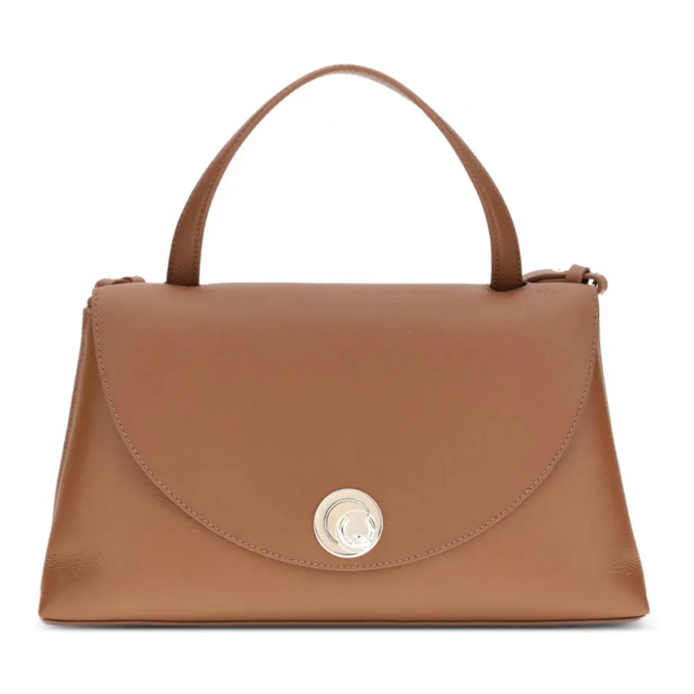 Women's 'Nikla Curved-Top Circular-Detail' Tote Bag