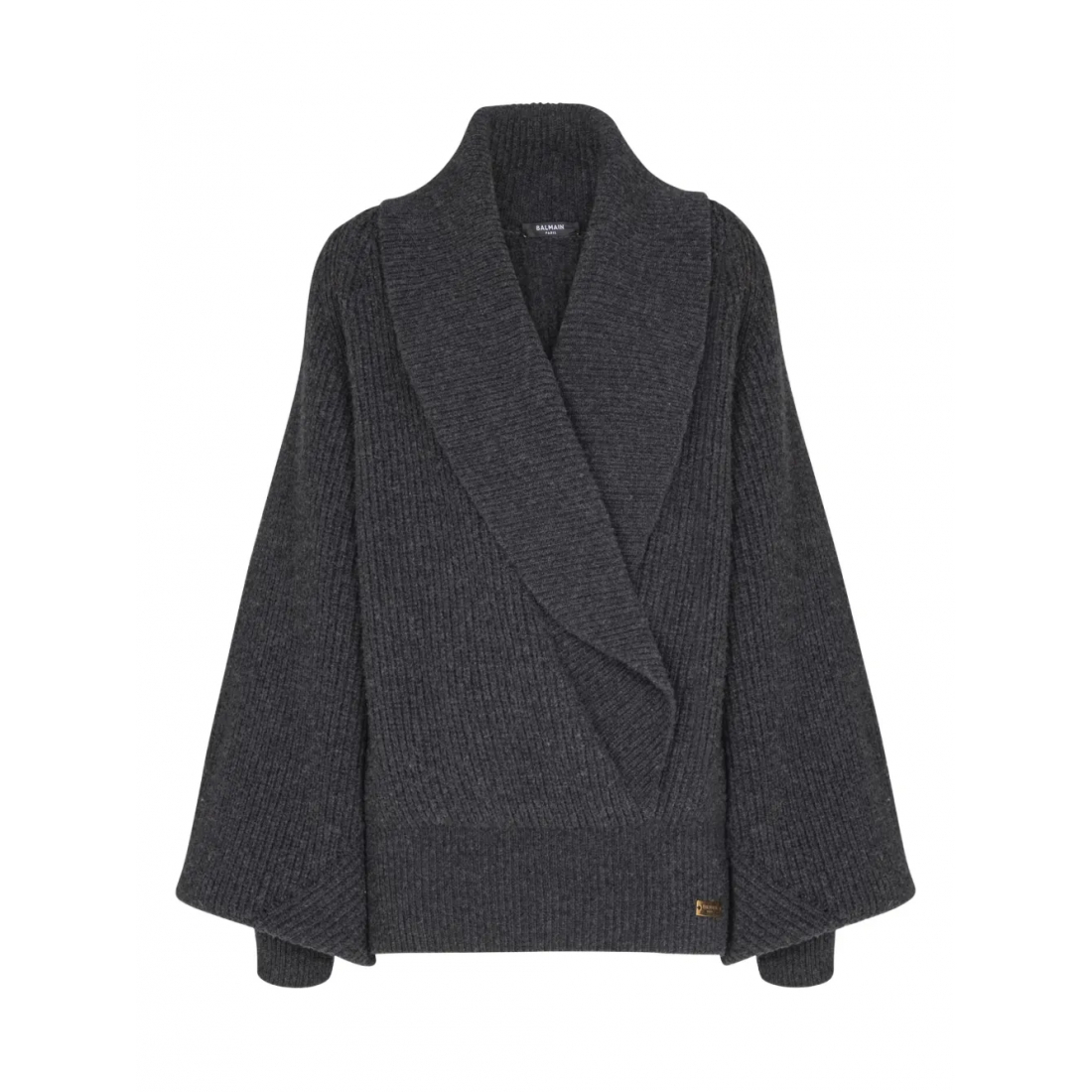 Women's 'Wrap-Effect Ribbed' Sweater