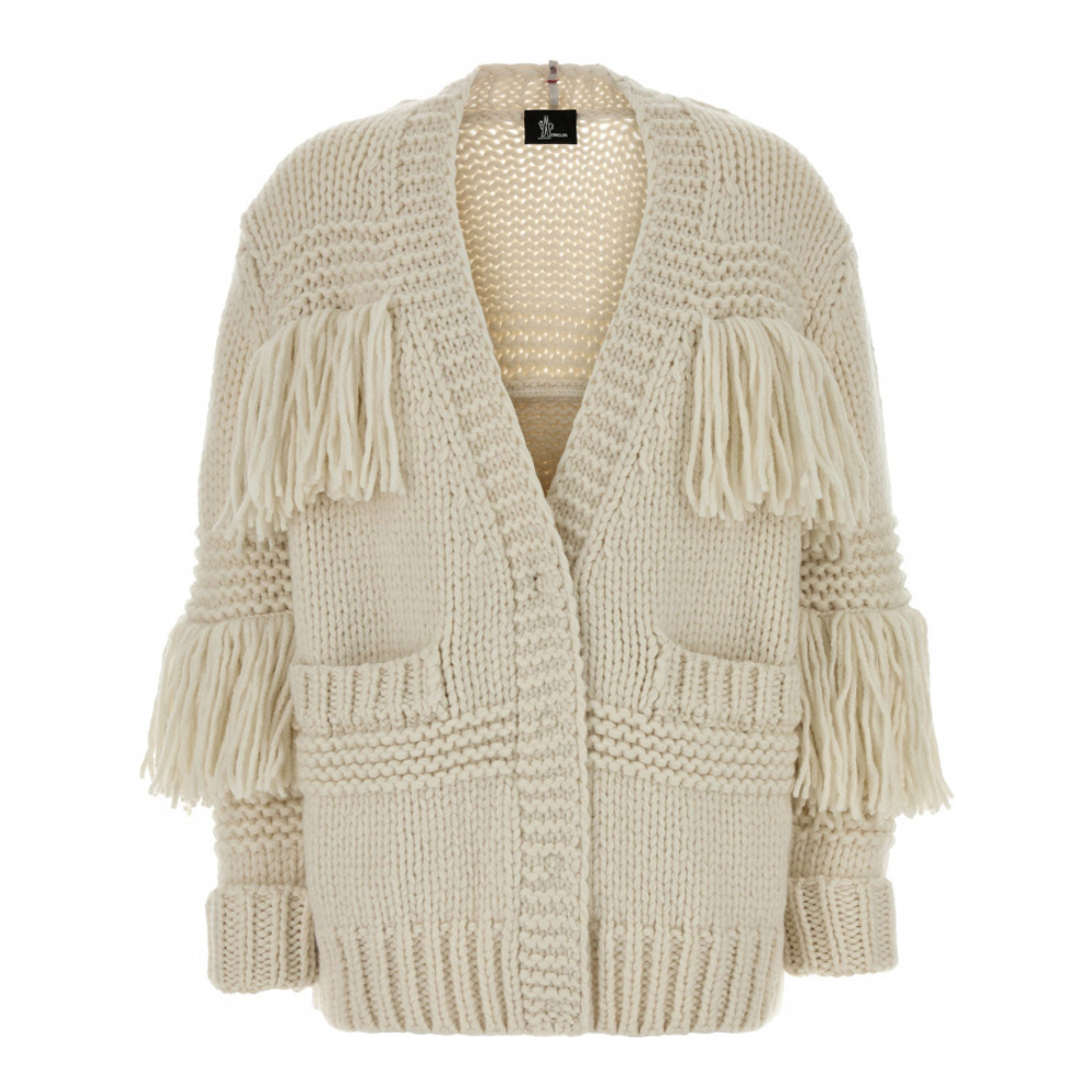 Cardigan 'Ivory Crochet' pour Femmes
