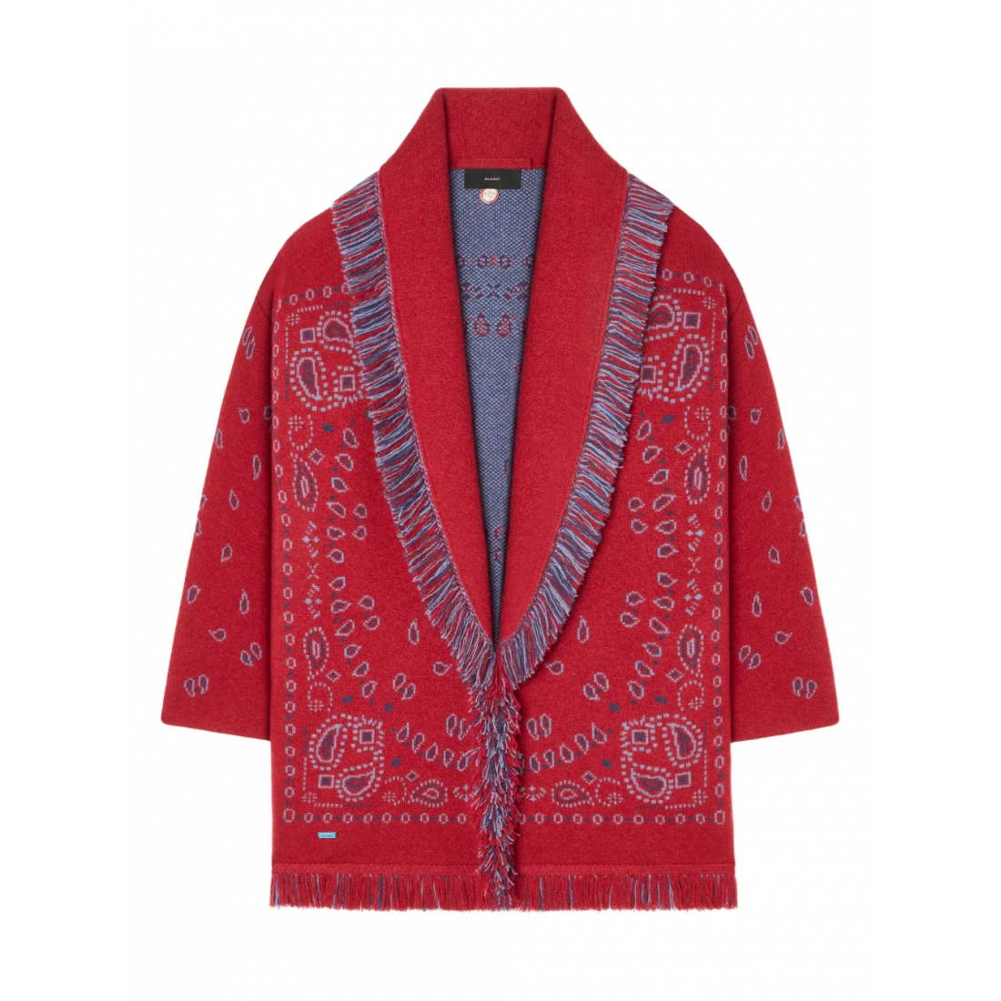 Cardigan 'Bandana-Jacquard Fringe' pour Femmes