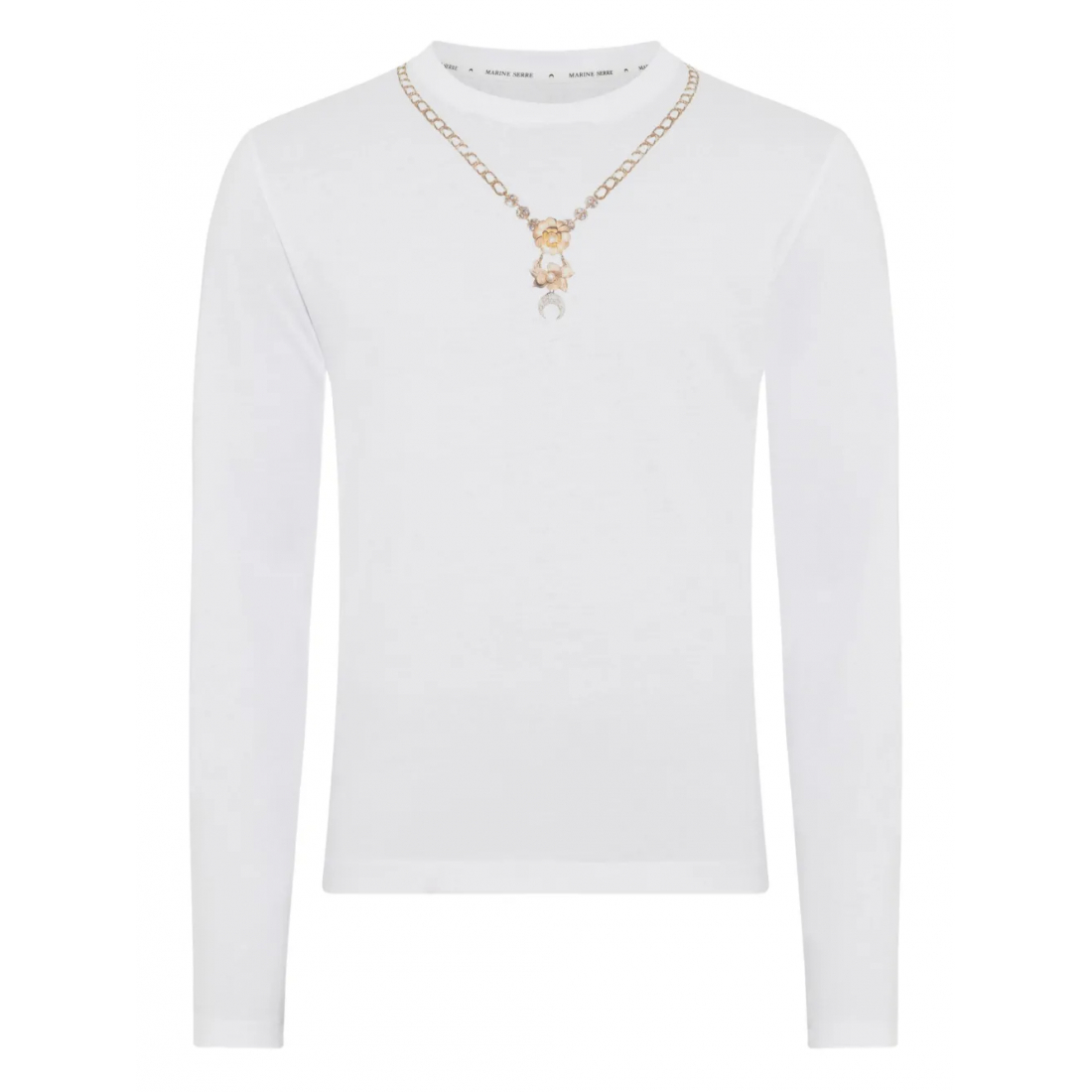 Pull 'Necklace-Print Long-Sleeve' pour Femmes