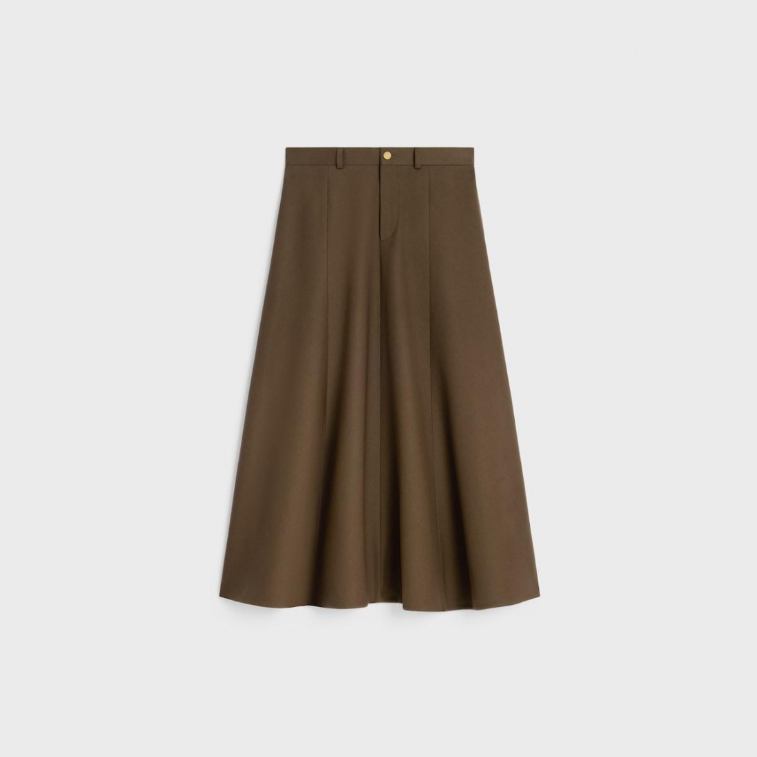 Jupe Midi 'Gabardine' pour Femmes