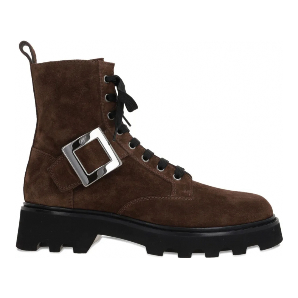 Bottes 'Buckle-Fastening Lace-Up' pour Femmes