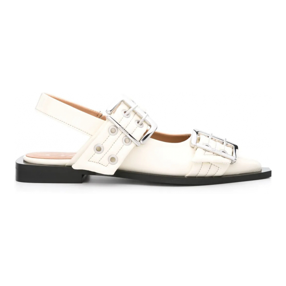 Ballerines 'Buckled Pointed-Toe' pour Femmes