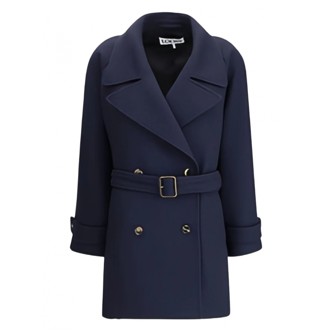 Caban 'Button Belt Double Breasted' pour Femmes