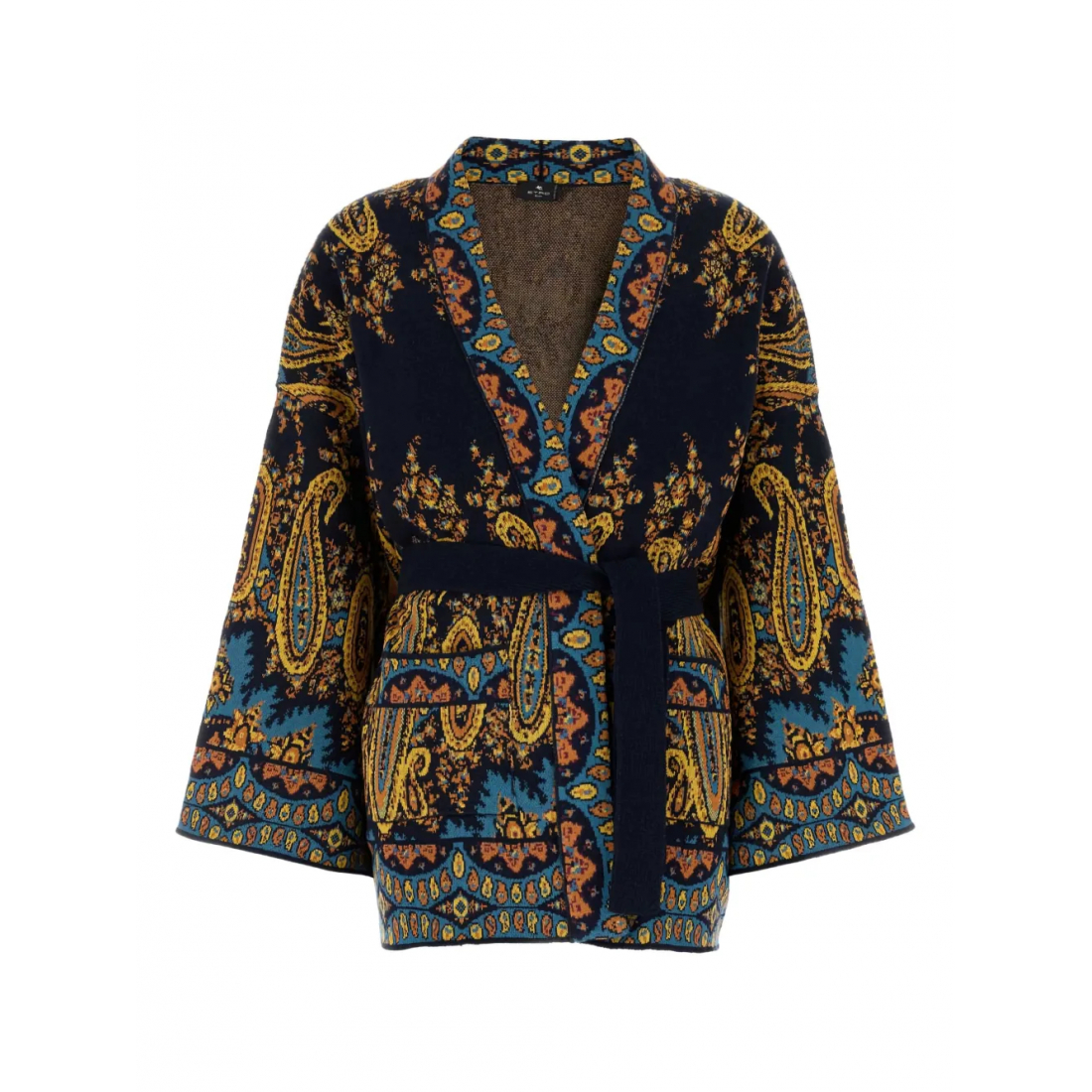 Cape 'Paisley-Patterned Belted' pour Femmes