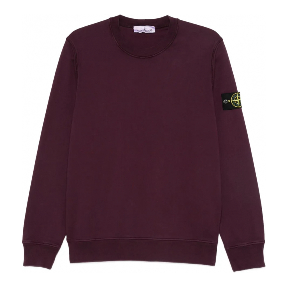 Sweatshirt 'Logo-Patch Crew Neck' pour Hommes