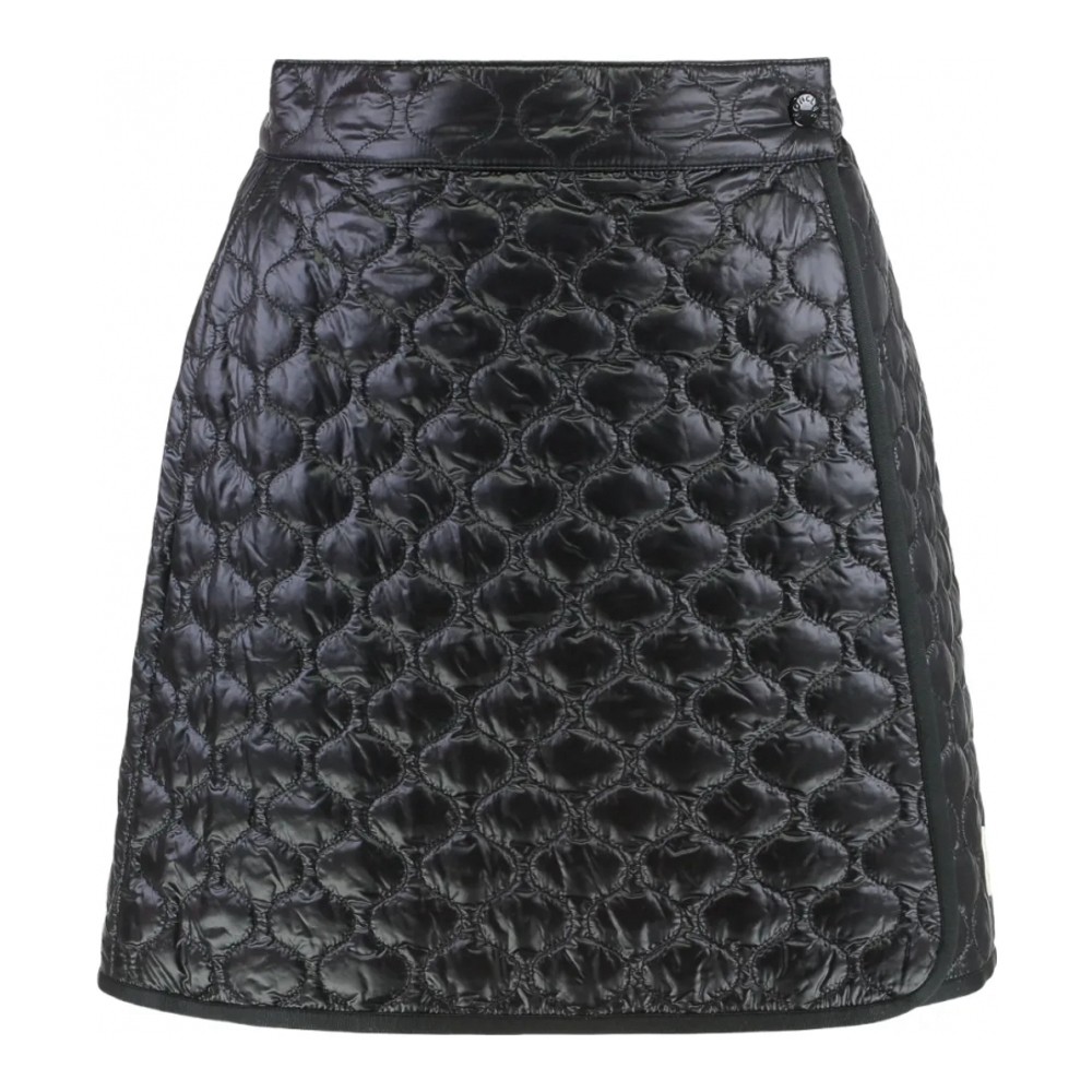 Mini Jupe 'Logo-Patch Padded' pour Femmes