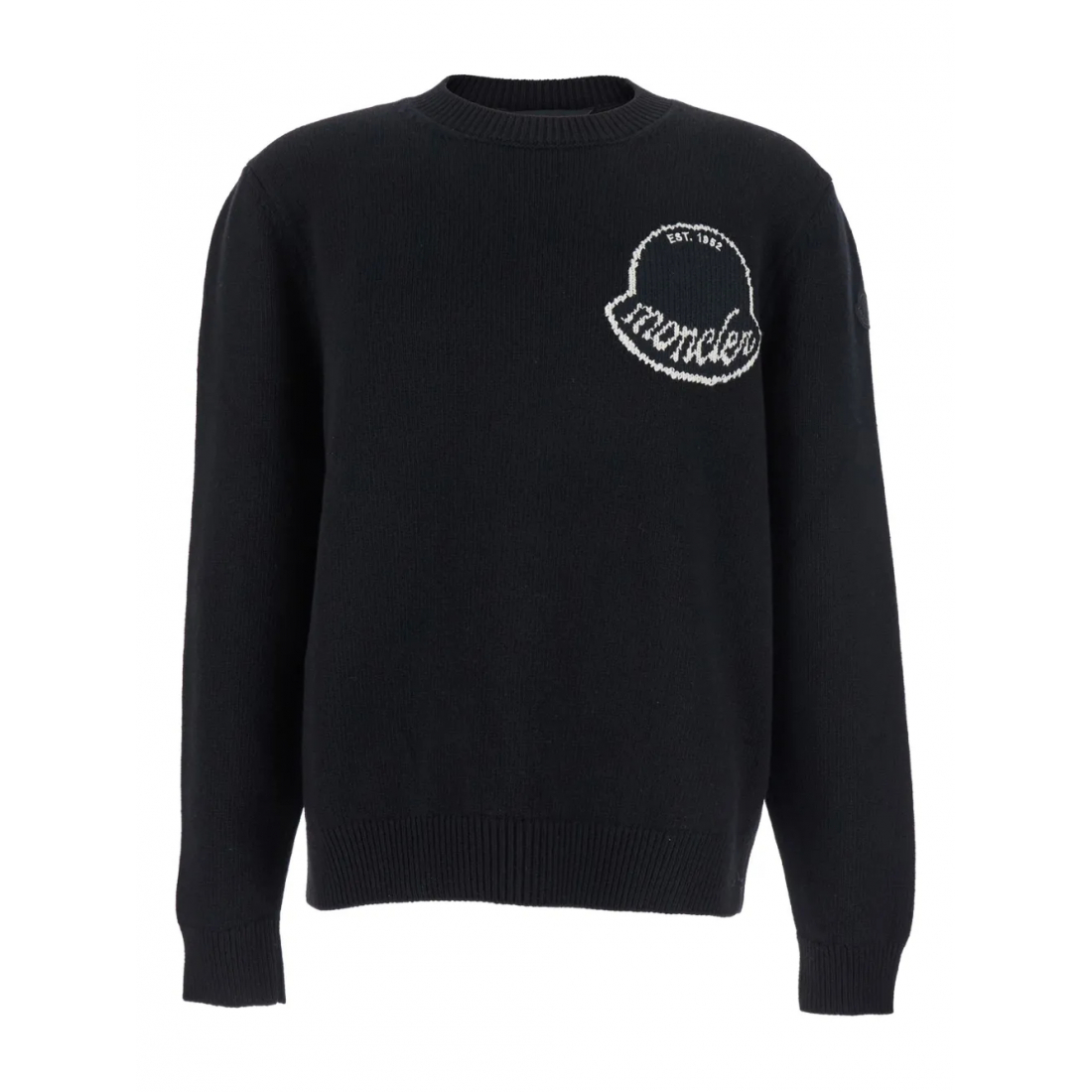 'Logo-Patch Crew-Neck' Pullover für Herren