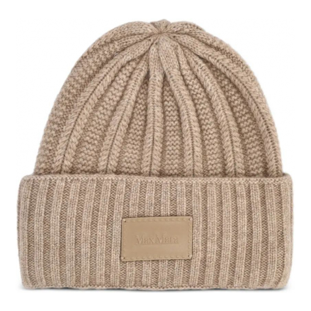 Bonnet 'Ribbed Logo' pour Femmes