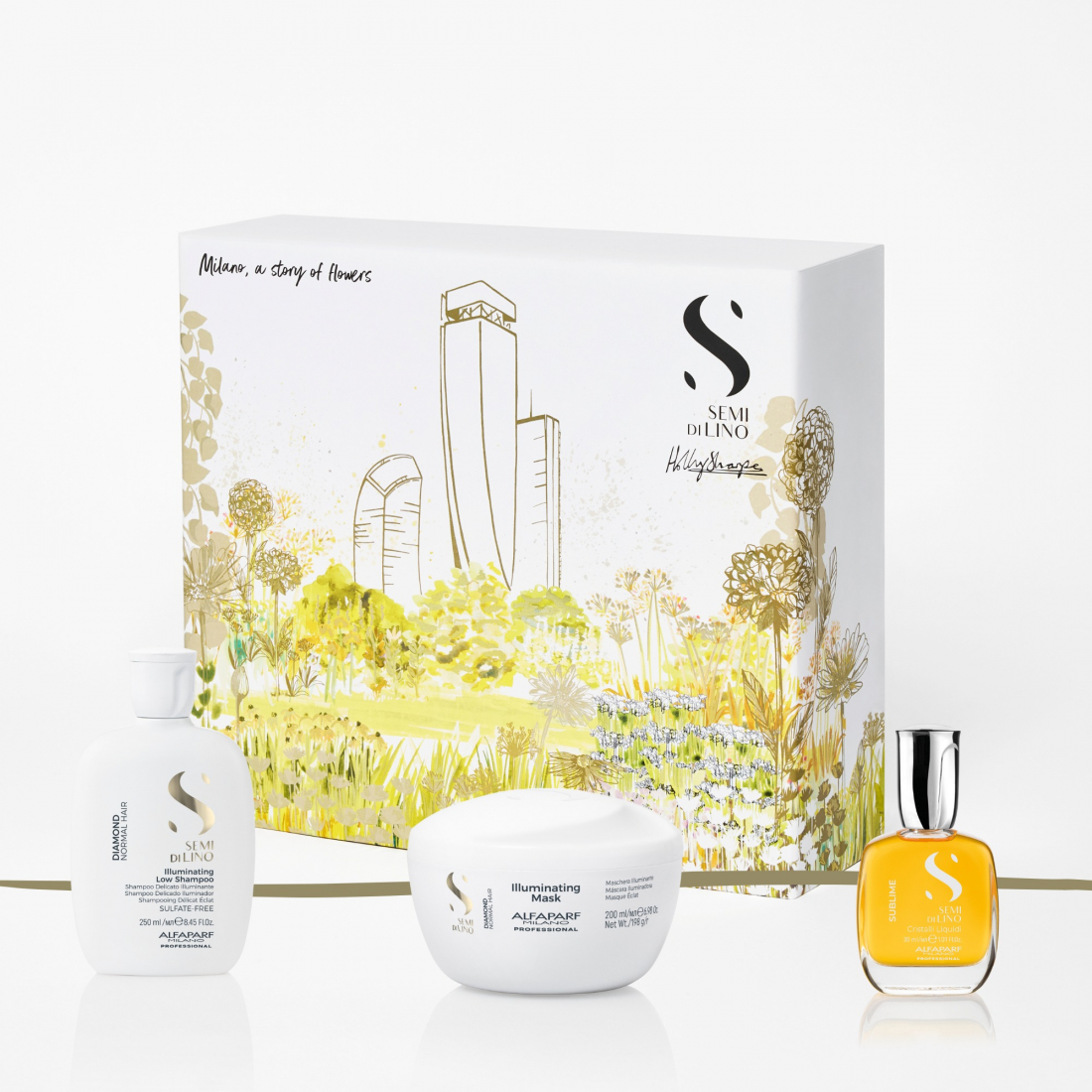 'Semi Di Lino Diamond' Hair Care Set - 3 Pieces