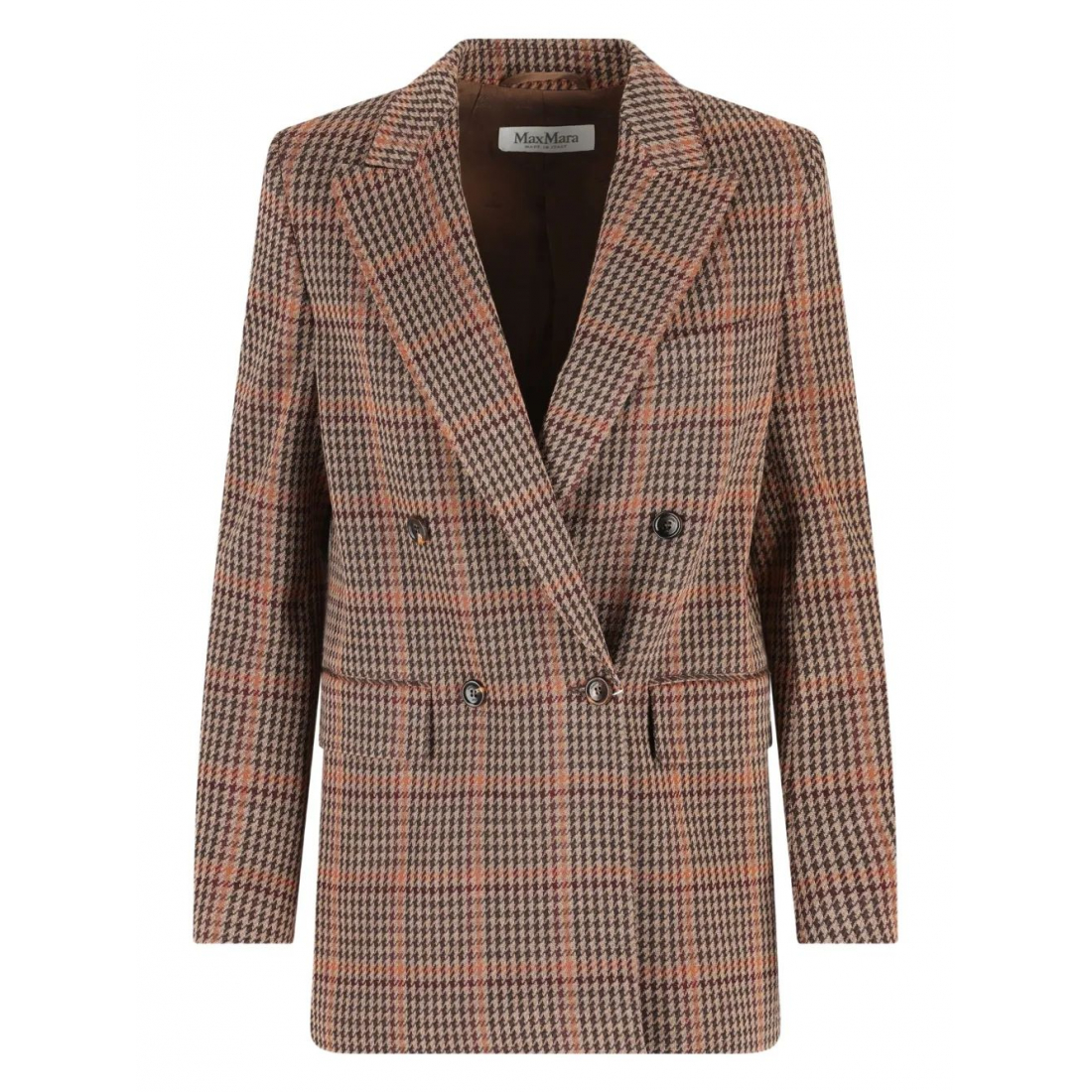 Blazer 'Double-Breasted Check' pour Femmes