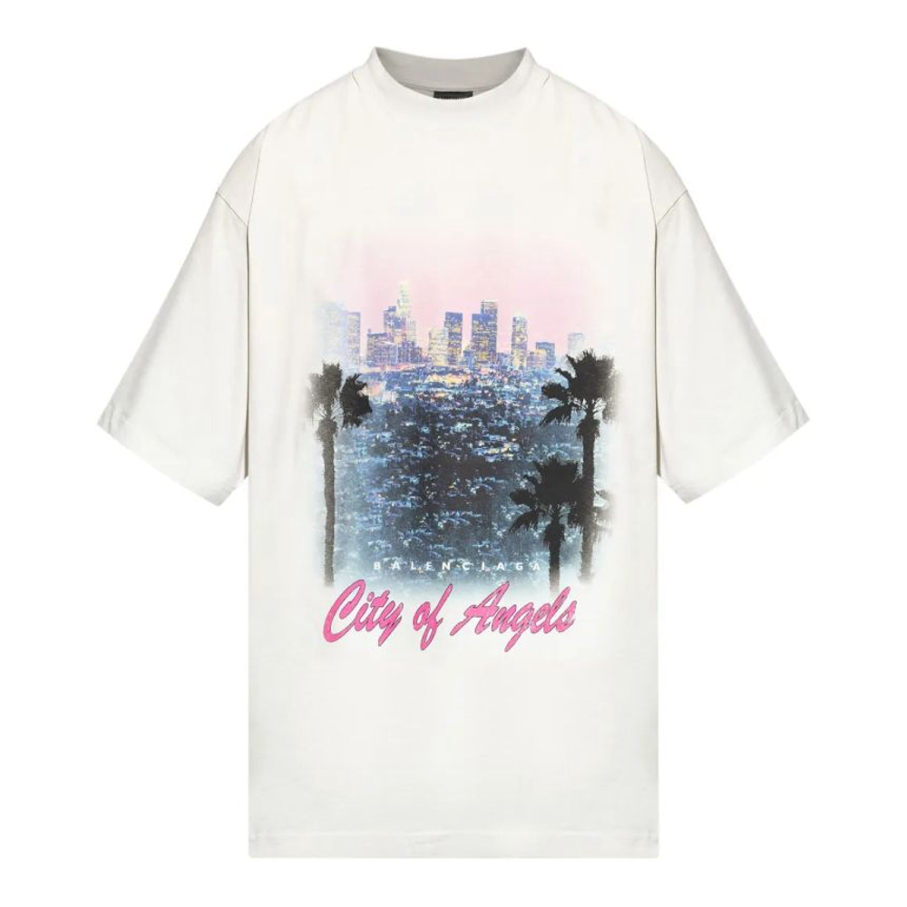 T-shirt 'City Of Angels Graphic-Print' pour Hommes