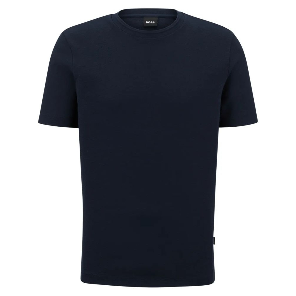 Men's 'Logo-Tag Bubble-Jacquard' T-Shirt