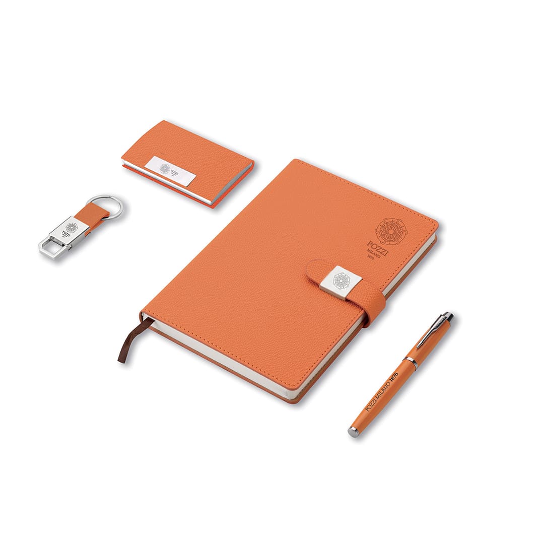 Orange Note Geschenkset Mit Schlüsselanhänger Und Kartenhalter