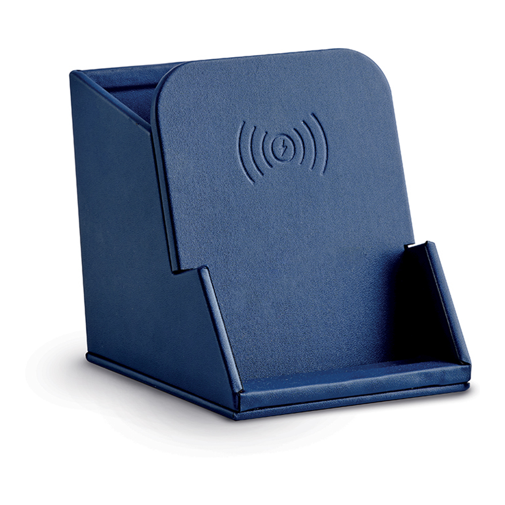Pen Holder With Blue Wireless Charger