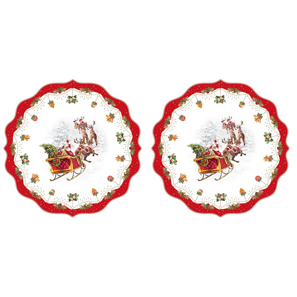 Set 2 Placemats Nostalgic Christmas