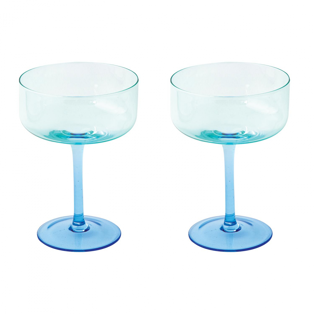 Lot De 2 Verres À Champagne Arc-En-Ciel