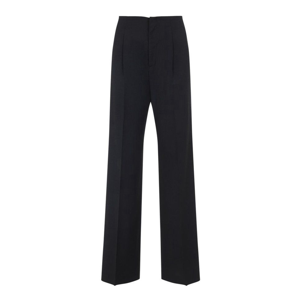 Pantalon 'Pleated Wide-Leg' pour Femmes
