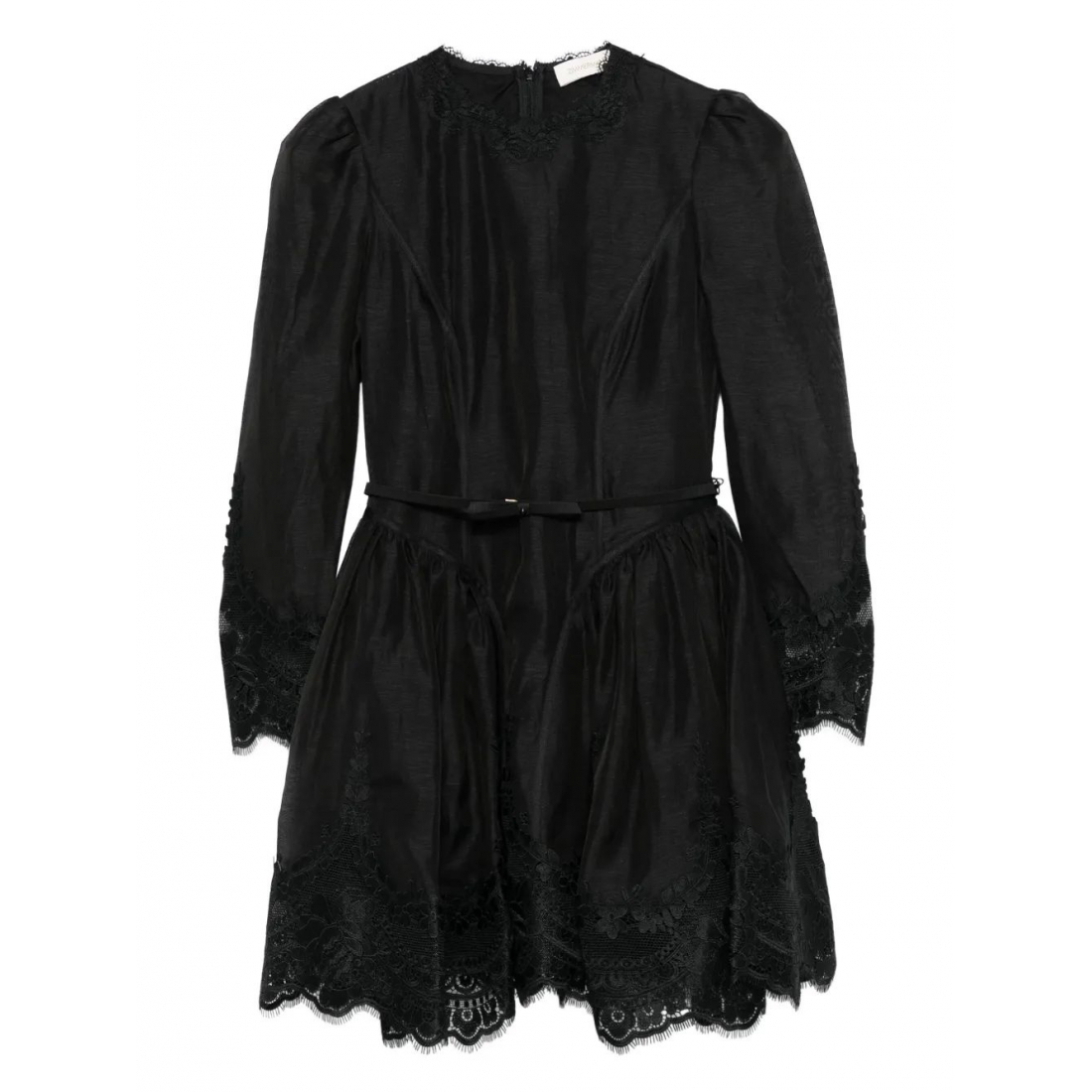 Robe mini 'Lace-Trimmed' pour Femmes