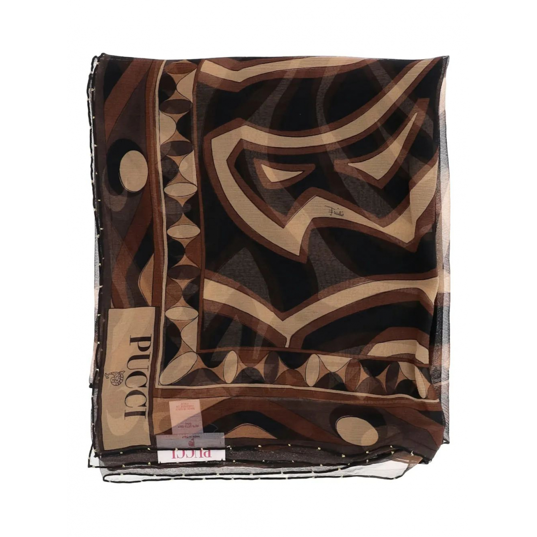 Foulard 'Geometric-Print' pour Femmes