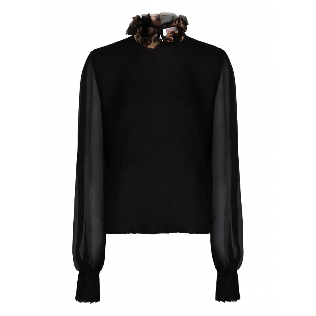 Blouse 'Ruffled Balloon-Sleeve' pour Femmes