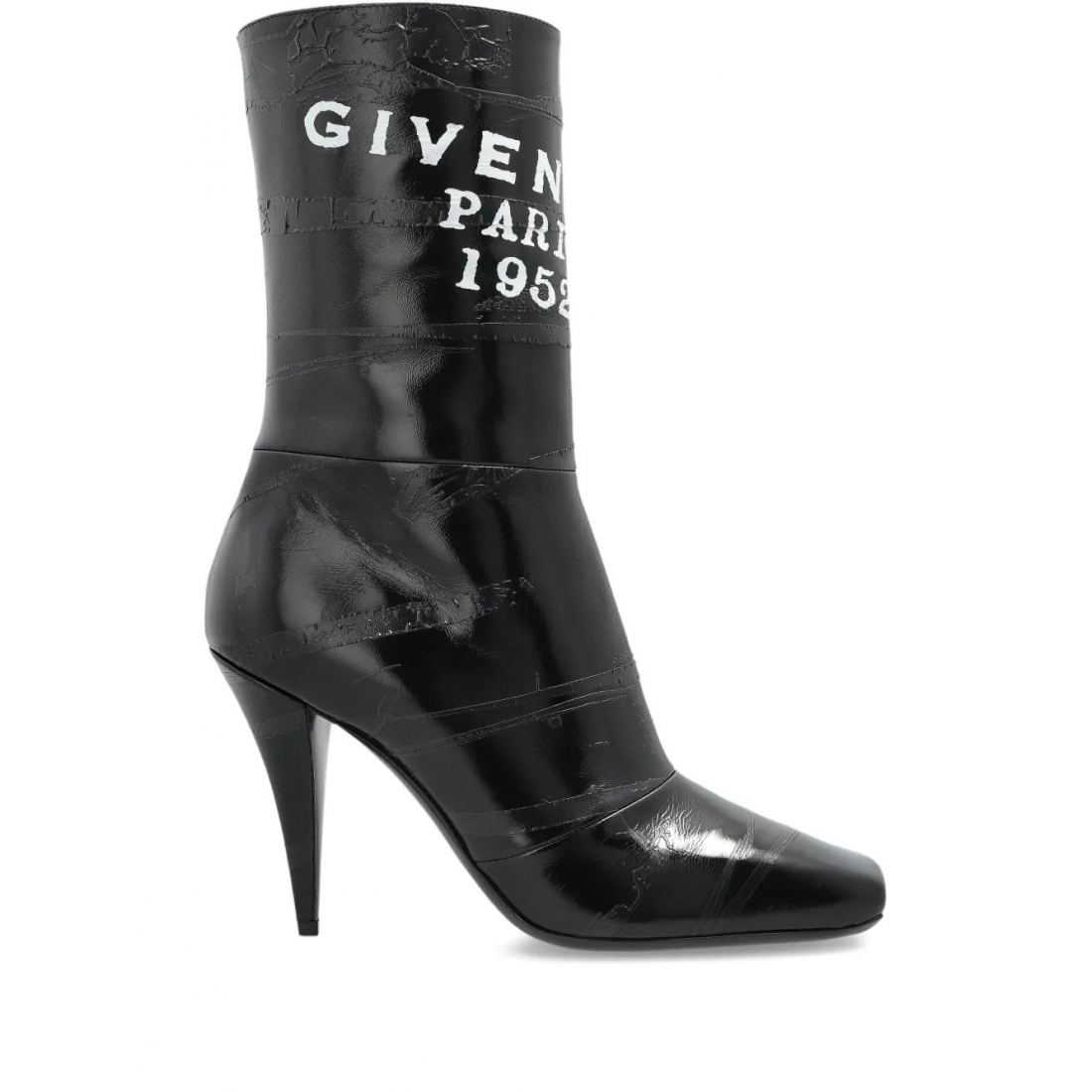 Bottes à talons hauts 'Logo-Print' pour Femmes