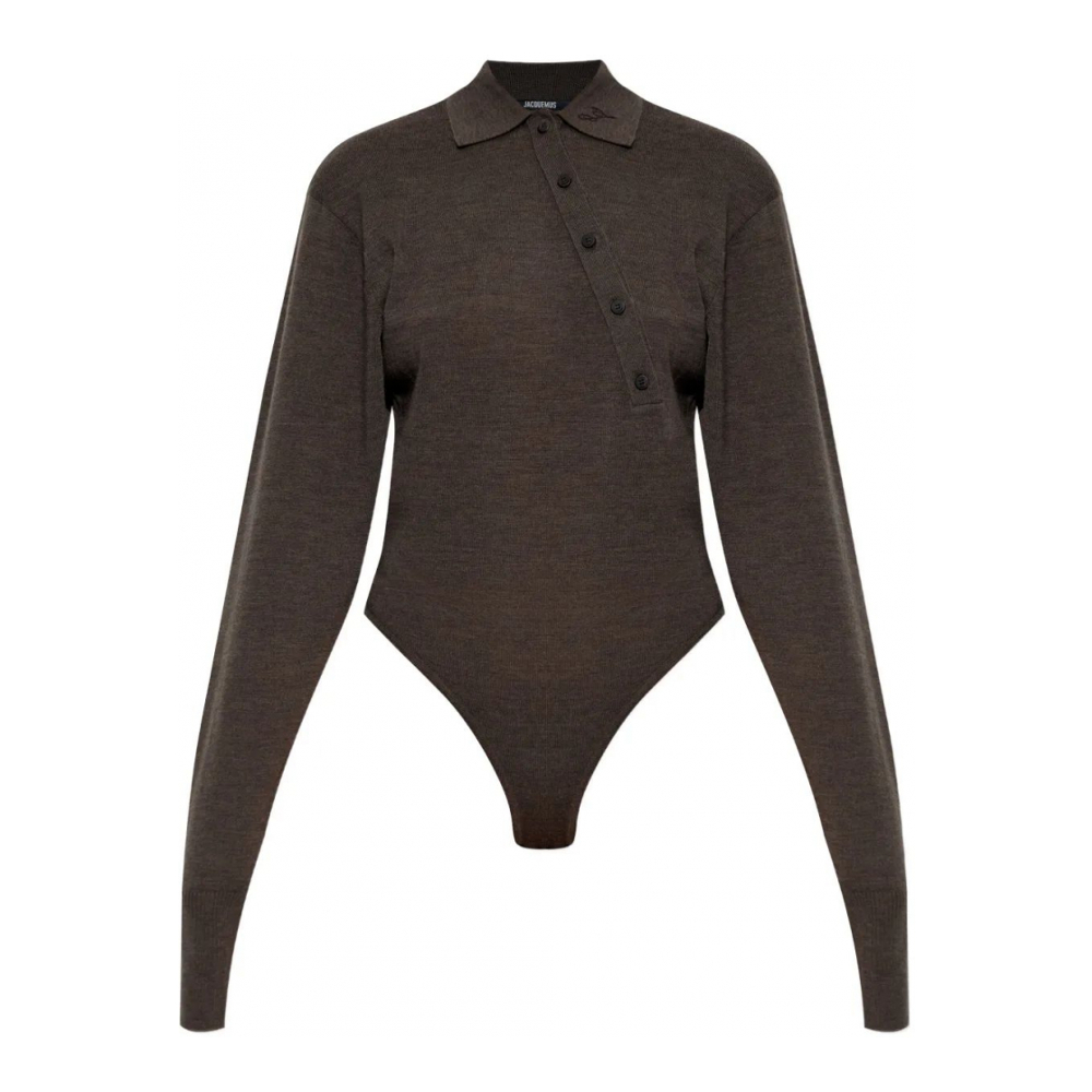 Women's 'Buttoned Polo' Bodysuit