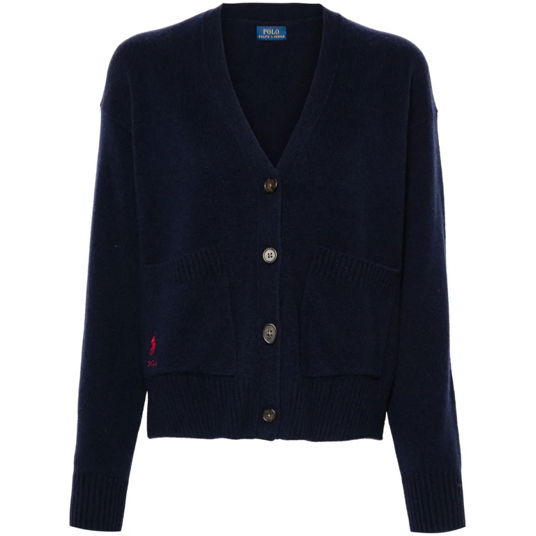 Cardigan 'Embroidered-Logo' pour Femmes