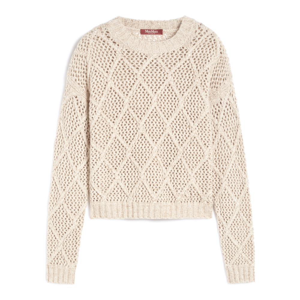 Pull en cachemire 'Boxy Sequins' pour Femmes