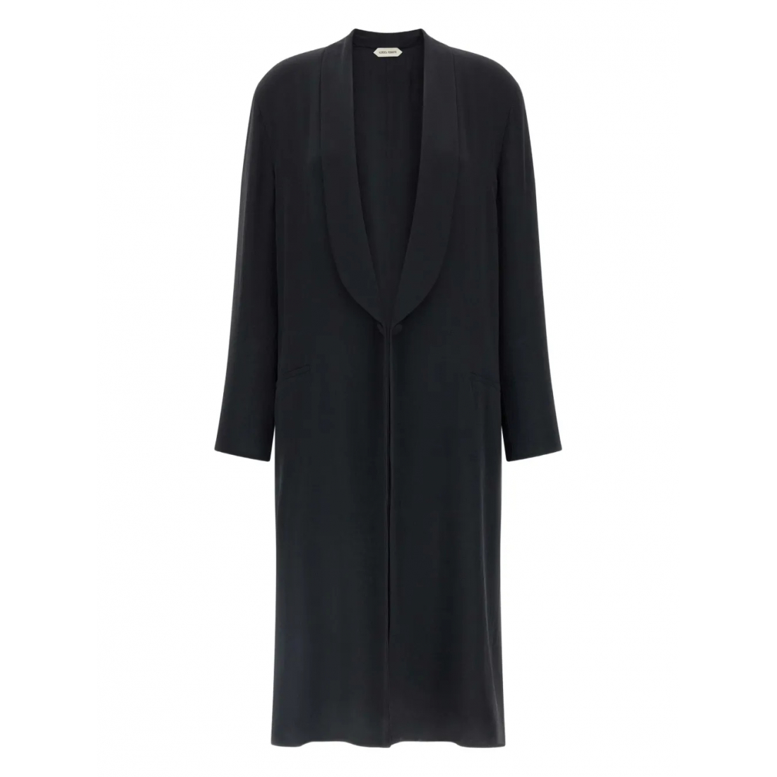 Women's 'Shawl-Collar Silk Georgette' Maxi Coat