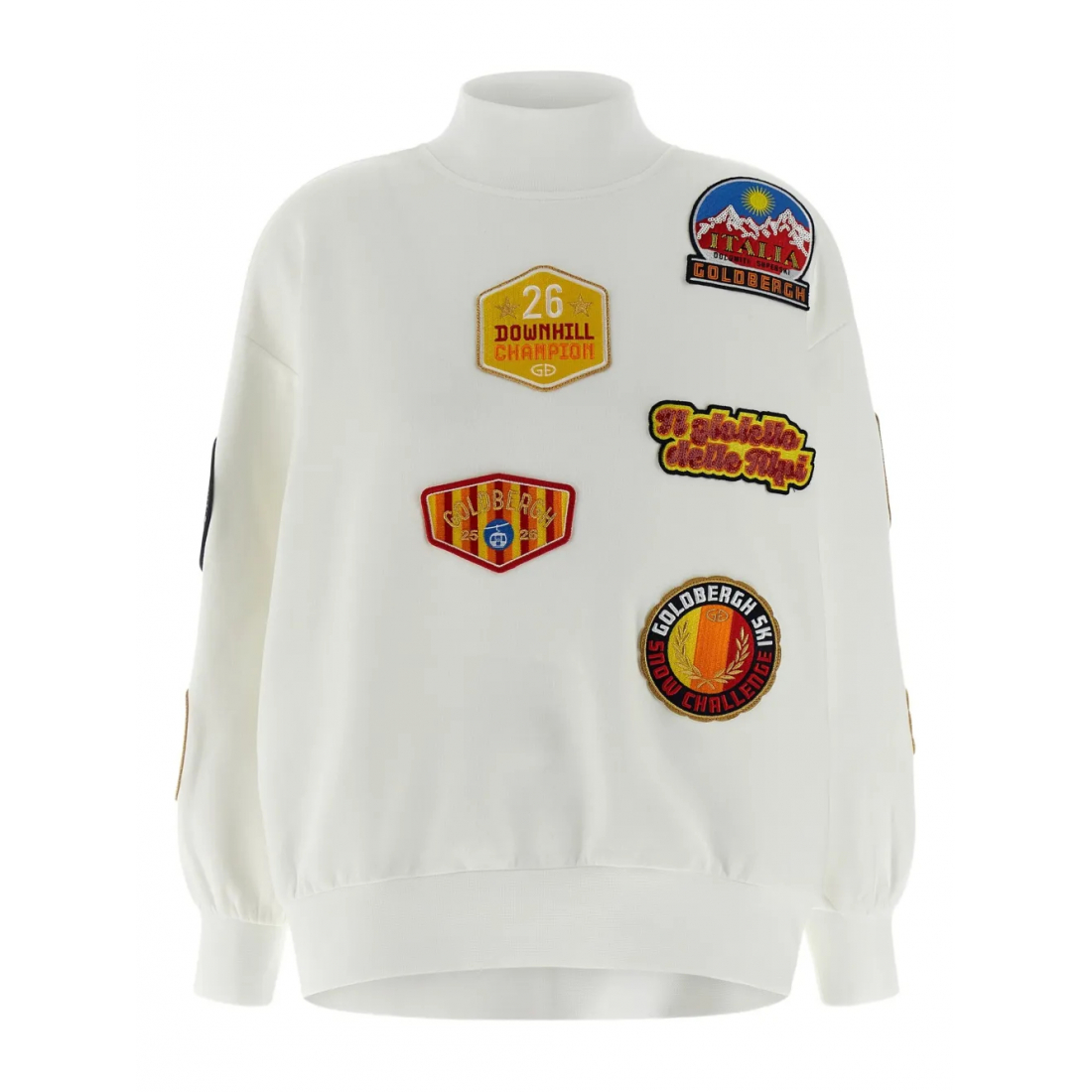 Sweatshirt 'Dropped Shoulders Patch' pour Femmes