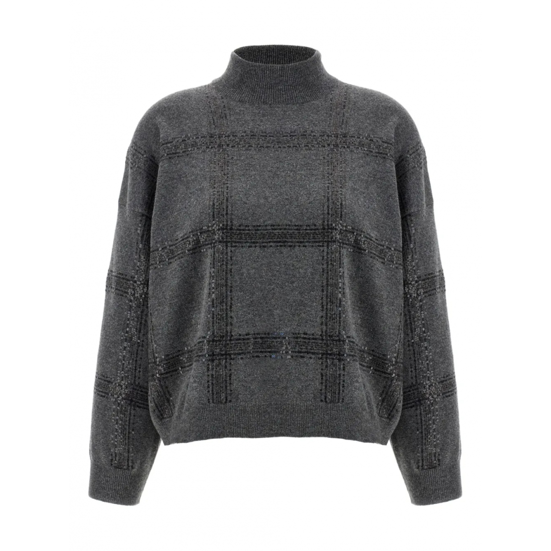 Pull 'Long-Sleeve Sequin-Detail' pour Femmes