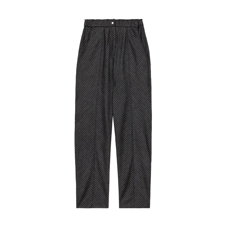 Pantalon 'Herringbone-Pattern Elastic-Waist' pour Femmes