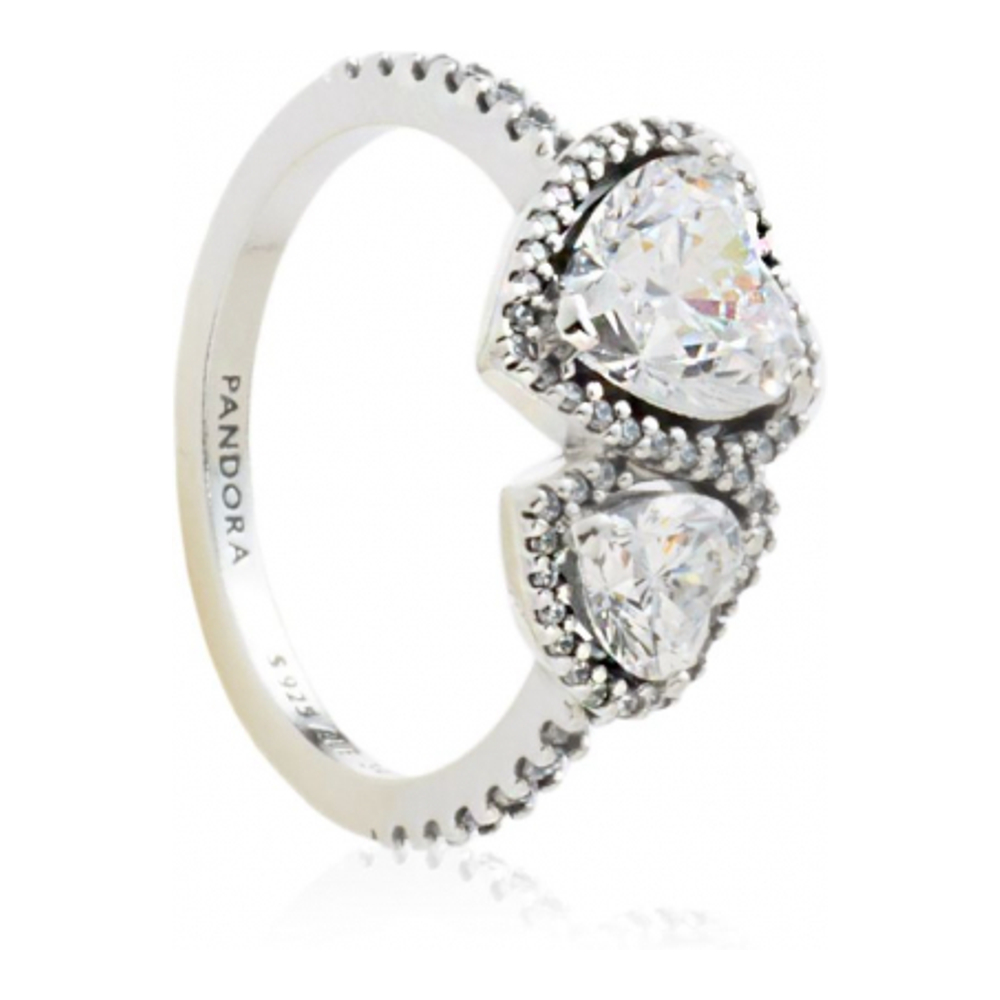 Women's 'Double Bright Hearts' Ring