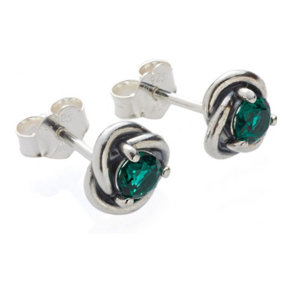 Women's 'Purple Circle of Eternity' Earrings