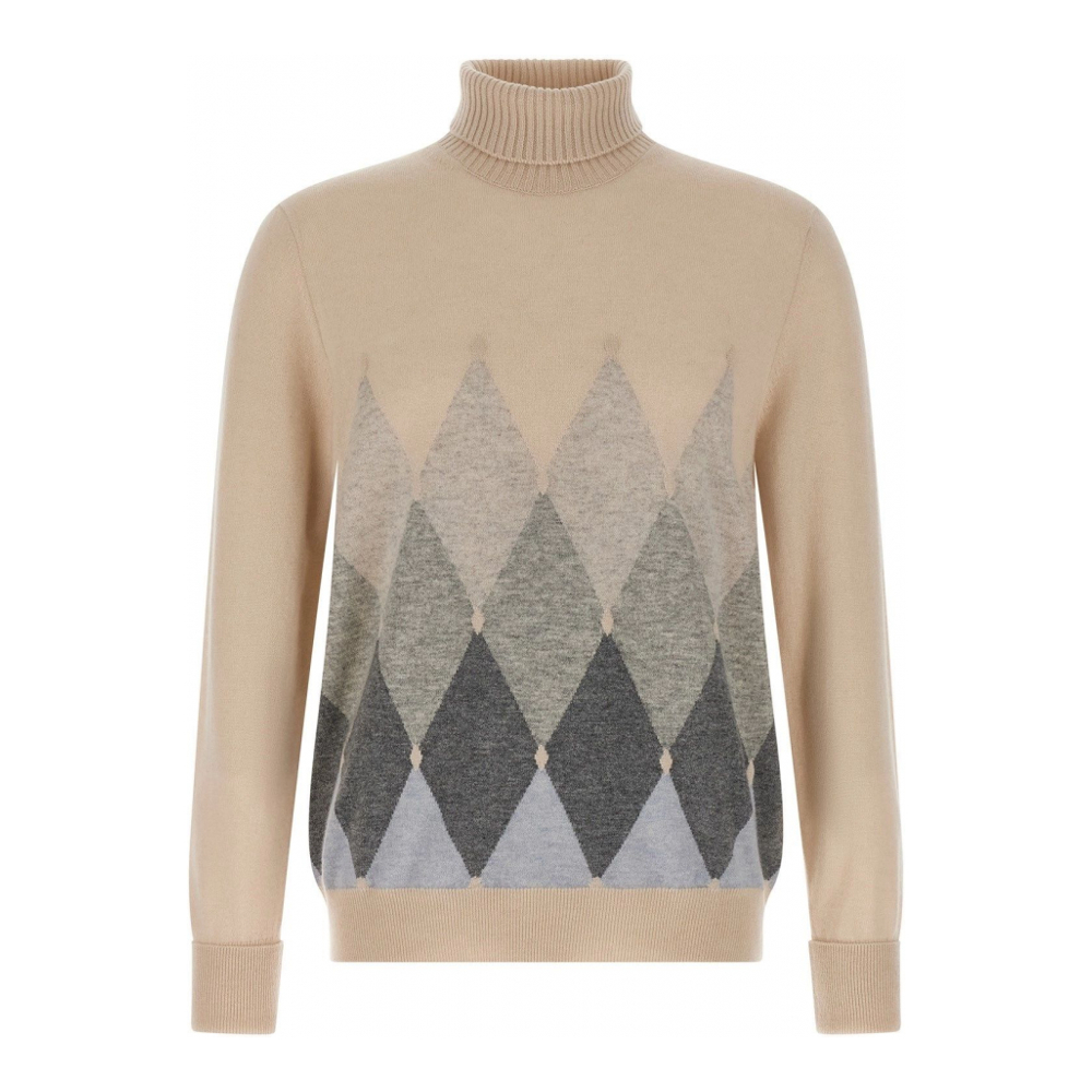 Pull 'Argyle Turtleneck' pour Hommes