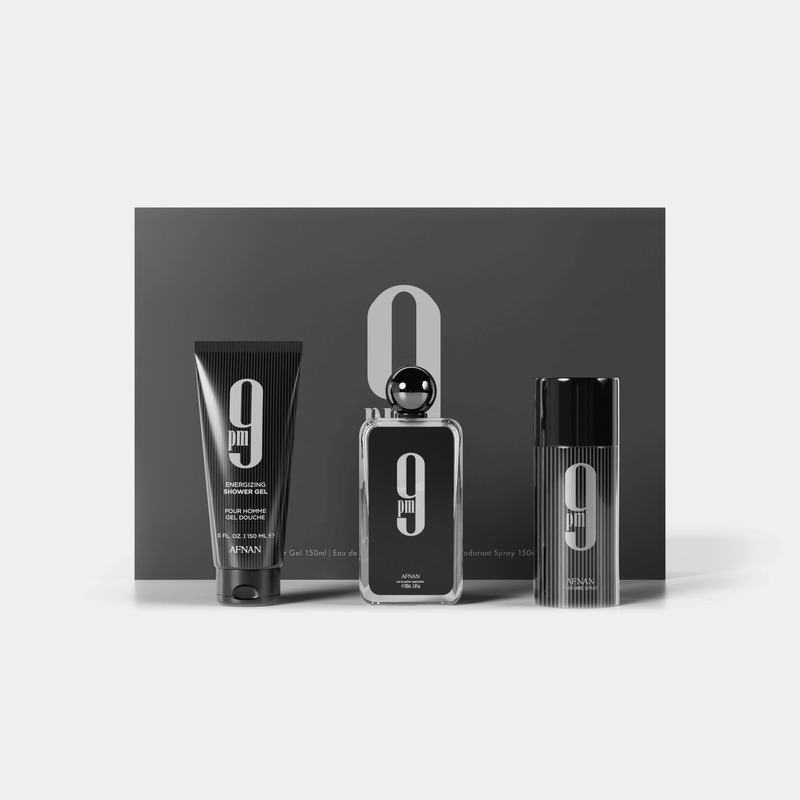 '9 PM Pour Homme' Perfume Set - 3 Pieces