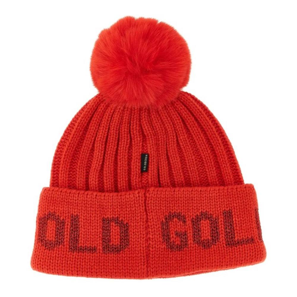 Bonnet 'Ribbed Pompom' pour Femmes