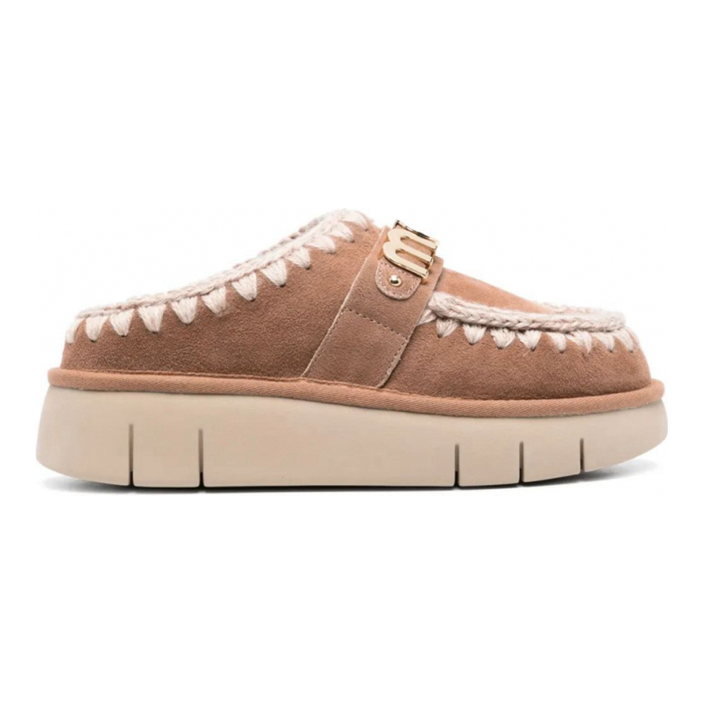 Mules 'Logo-Appliqué' pour Femmes