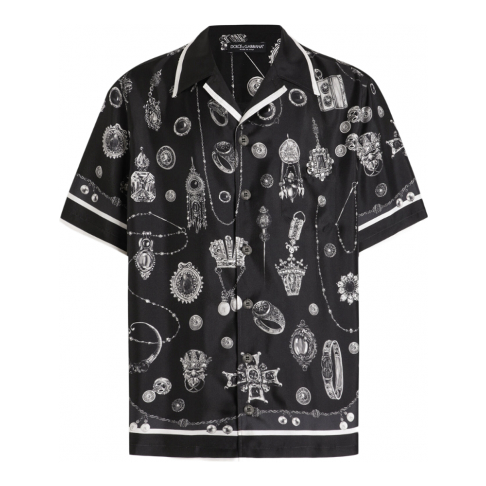 Men's 'Medal-print hawaii' Short sleeve shirt