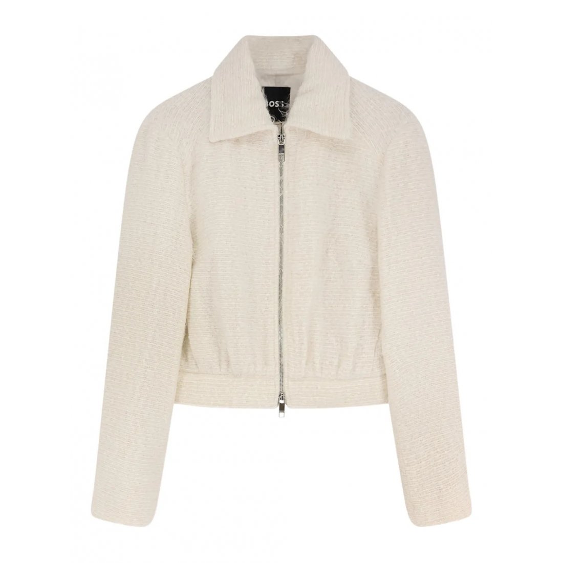 Veste 'Zip-Fastening Wide-Collar' pour Femmes