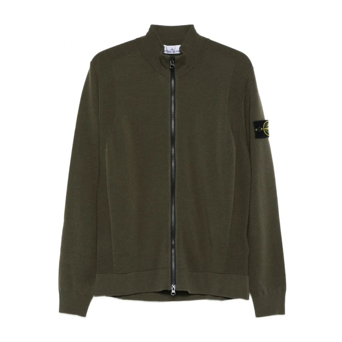 Pull 'Zip-Front Patch Pocket' pour Hommes