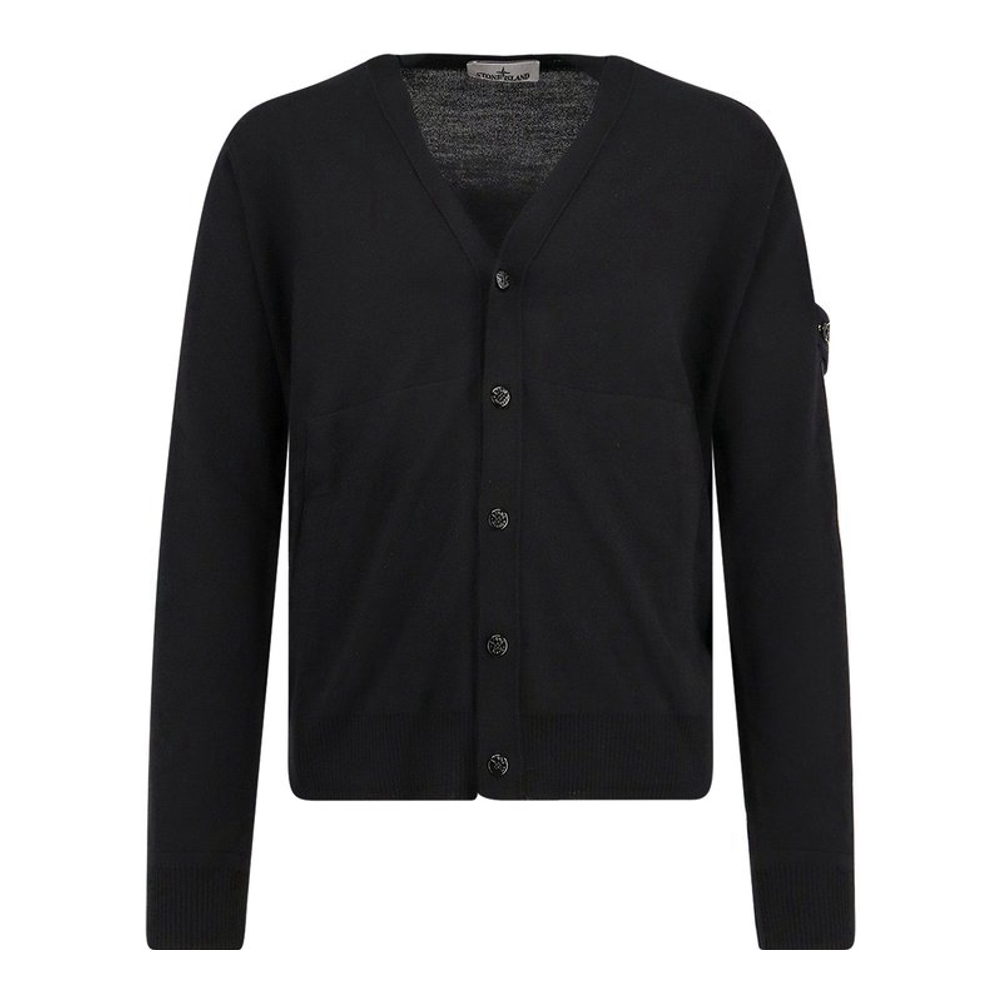 Cardigan 'Logo Patch Knitted' pour Hommes