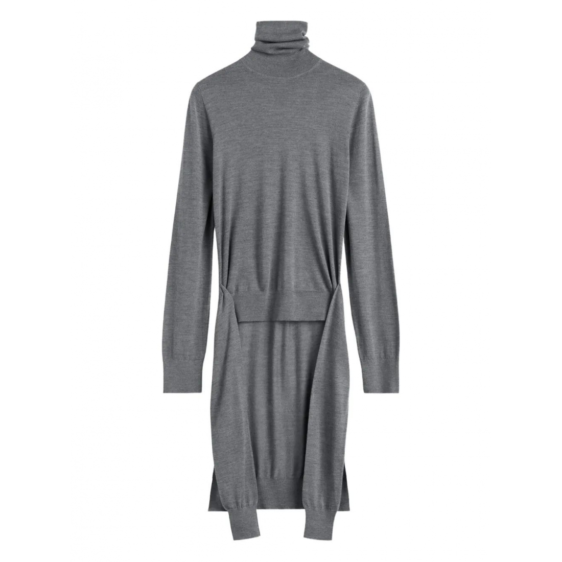 Robe Midi 'Turtleneck Belted' pour Femmes