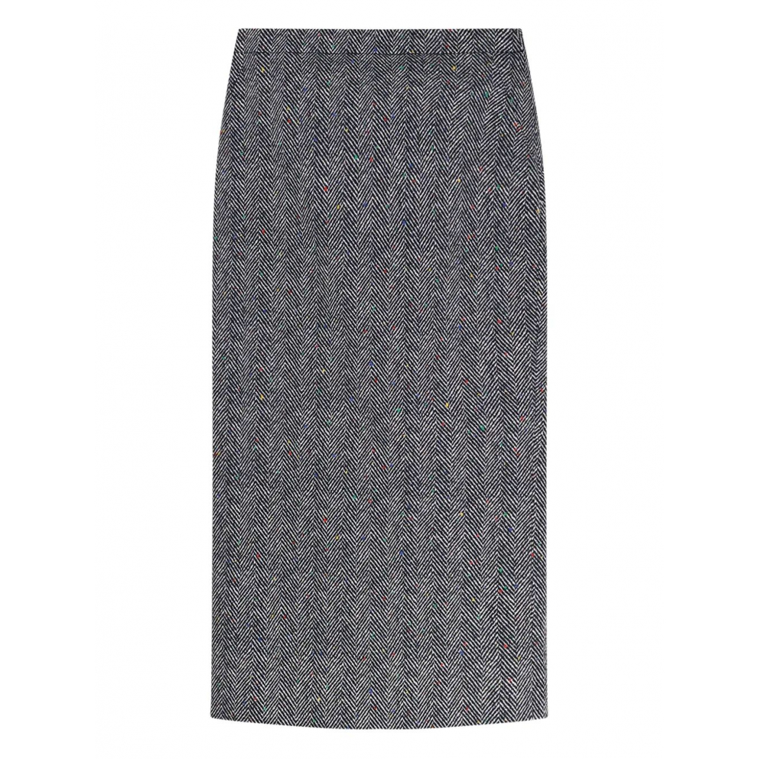 Jupe Midi 'Herringbone-Pattern' pour Femmes