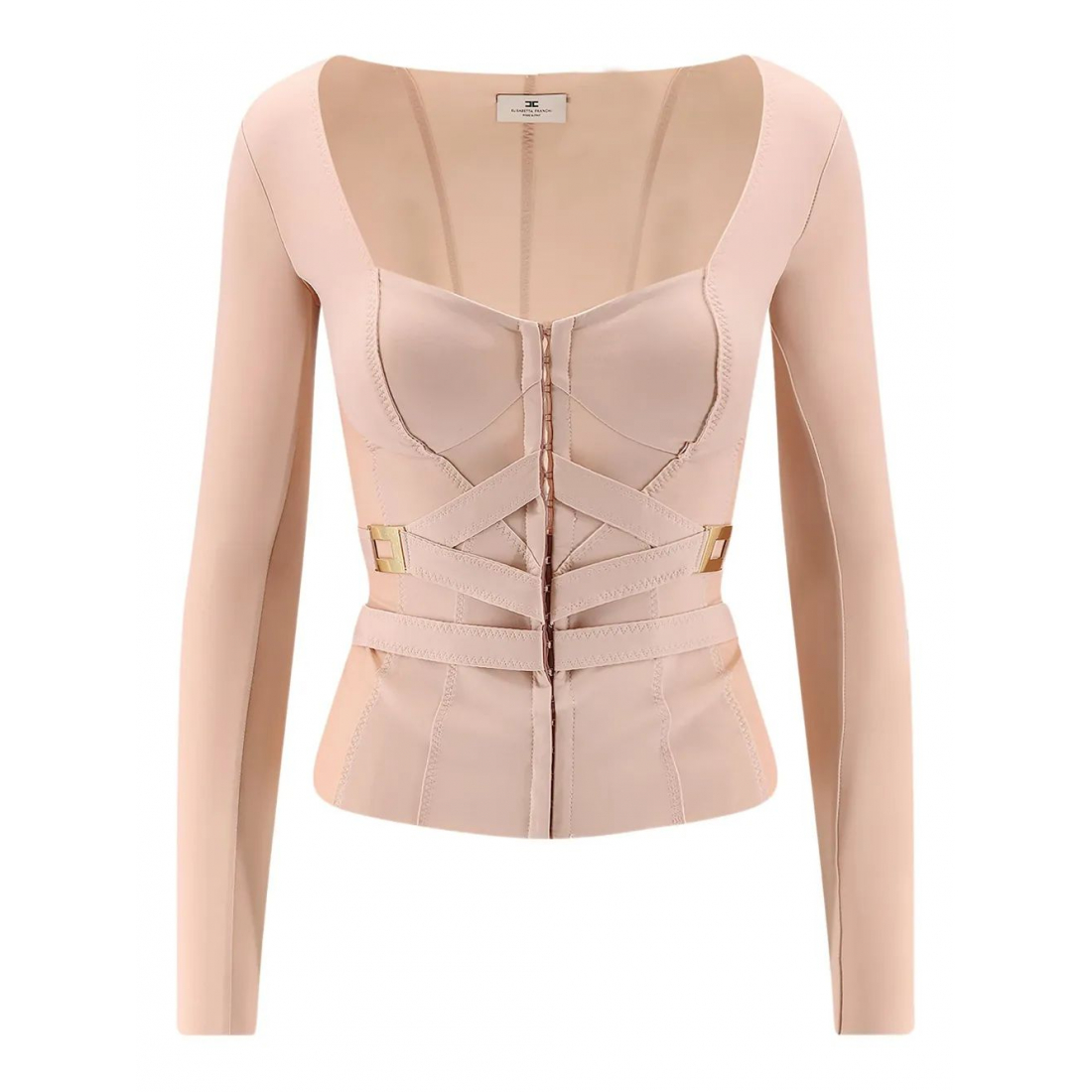 Blouse 'Metal-Detail Long-Sleeved' pour Femmes