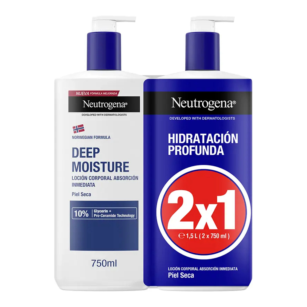 'Deep Hydration' Body Lotion - 750 ml, 2 Pieces